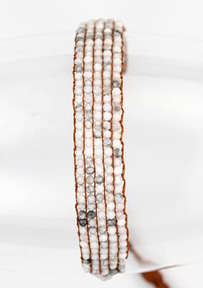 Beaded Thread Pearl Bracelet