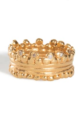 Pela Gold Diamonds Ring